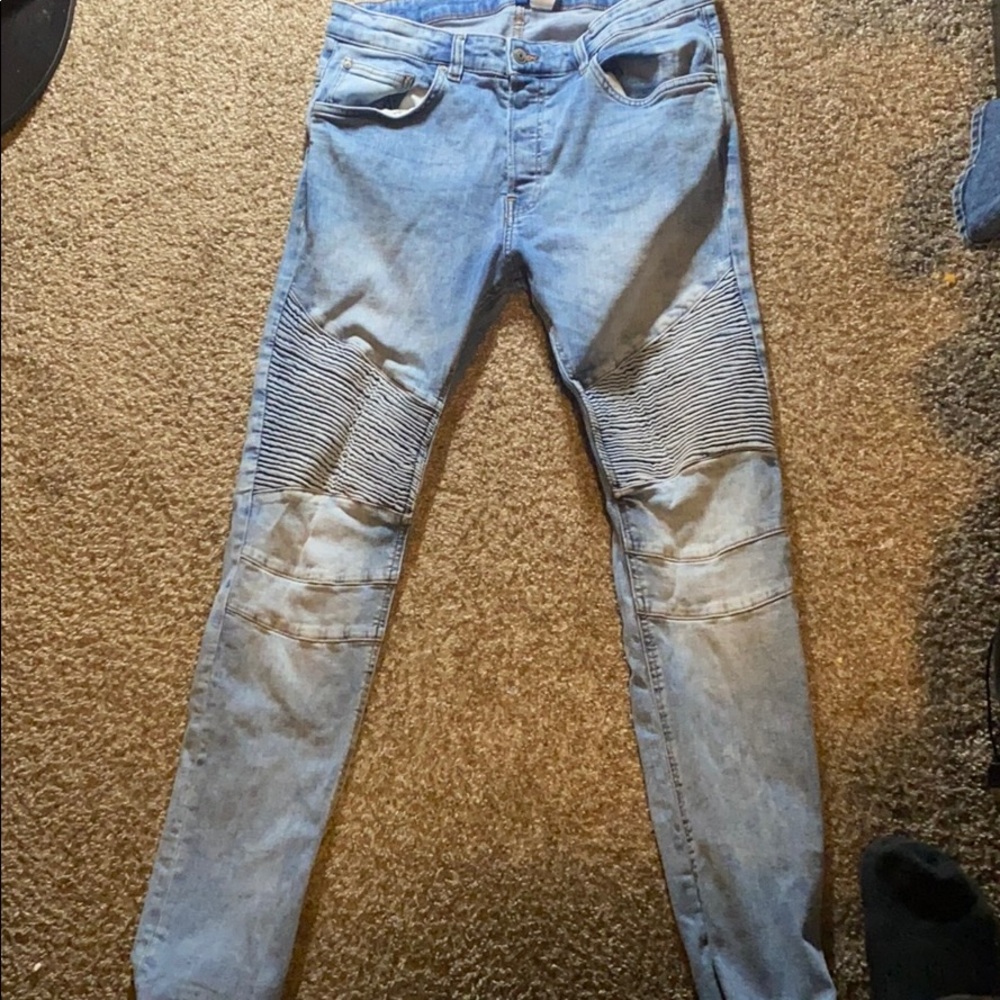 Biker jeans